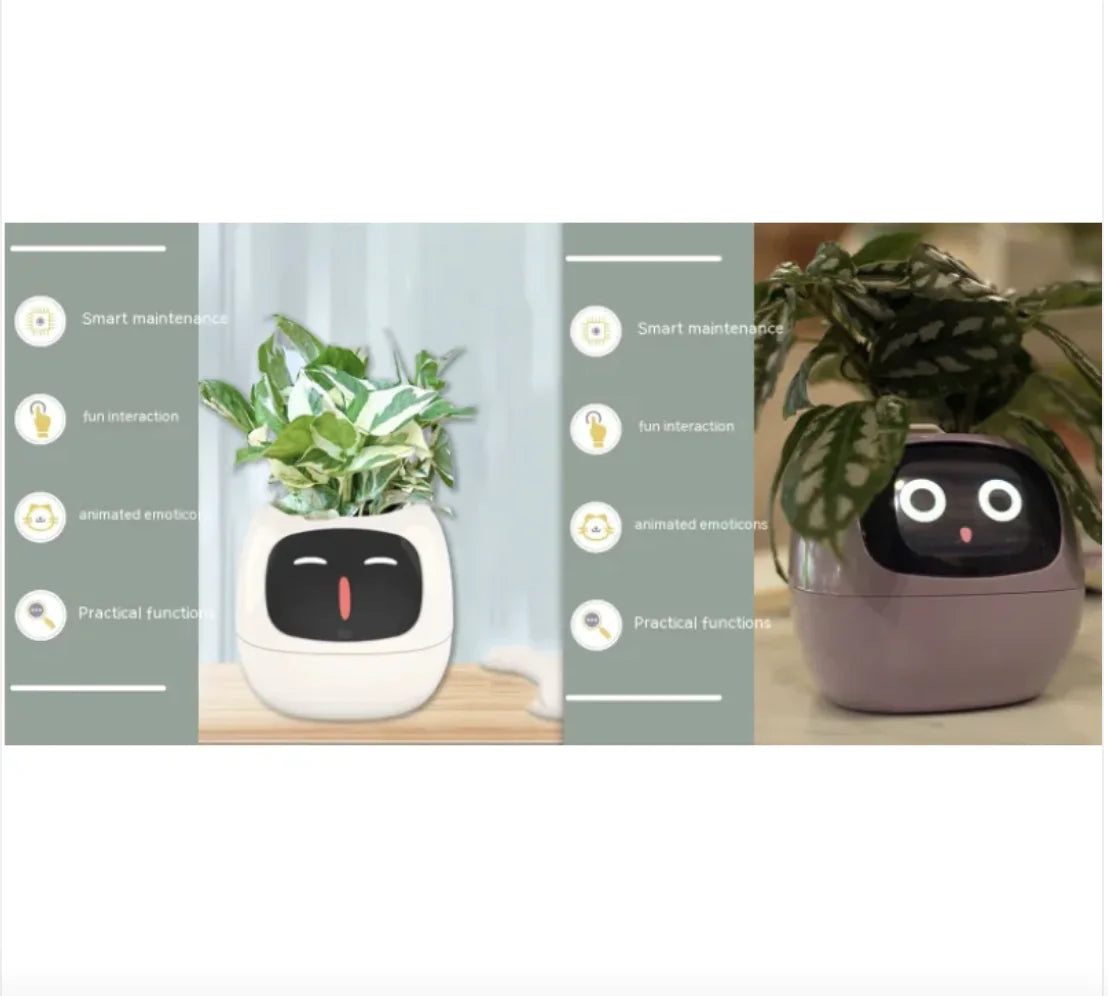 Smart Planter with 49 Expressions & AI Sensors