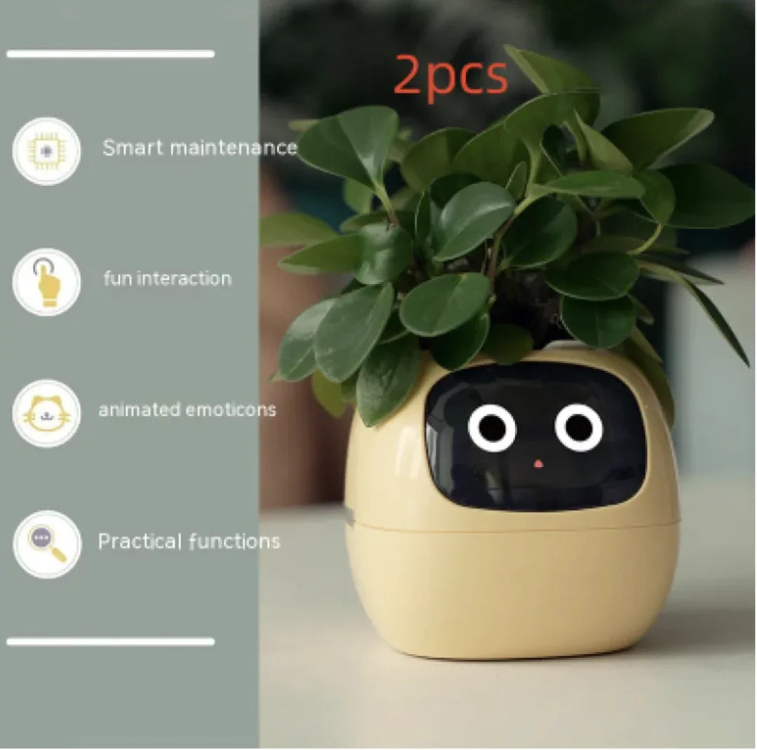 Smart Planter with 49 Expressions & AI Sensors