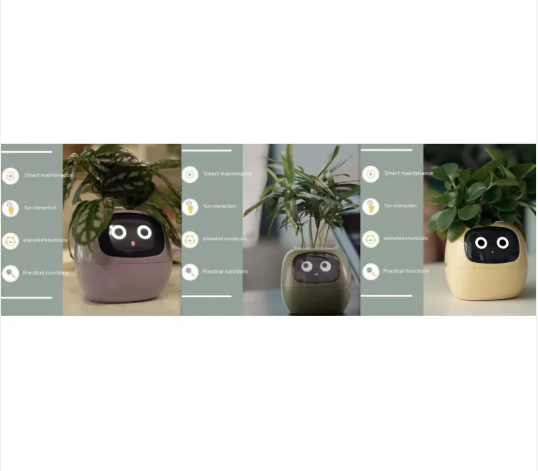 Smart Planter with 49 Expressions & AI Sensors