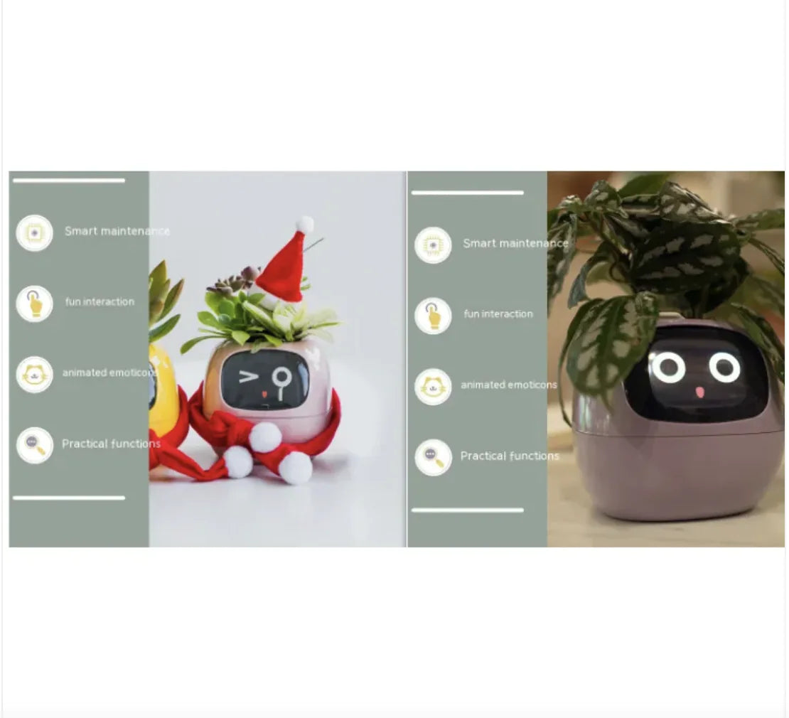 Smart Planter with 49 Expressions & AI Sensors