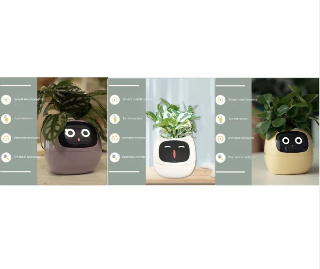 Smart Planter with 49 Expressions & AI Sensors