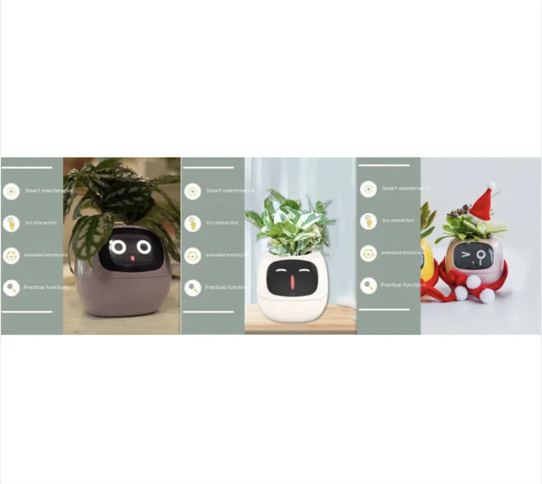 Smart Planter with 49 Expressions & AI Sensors