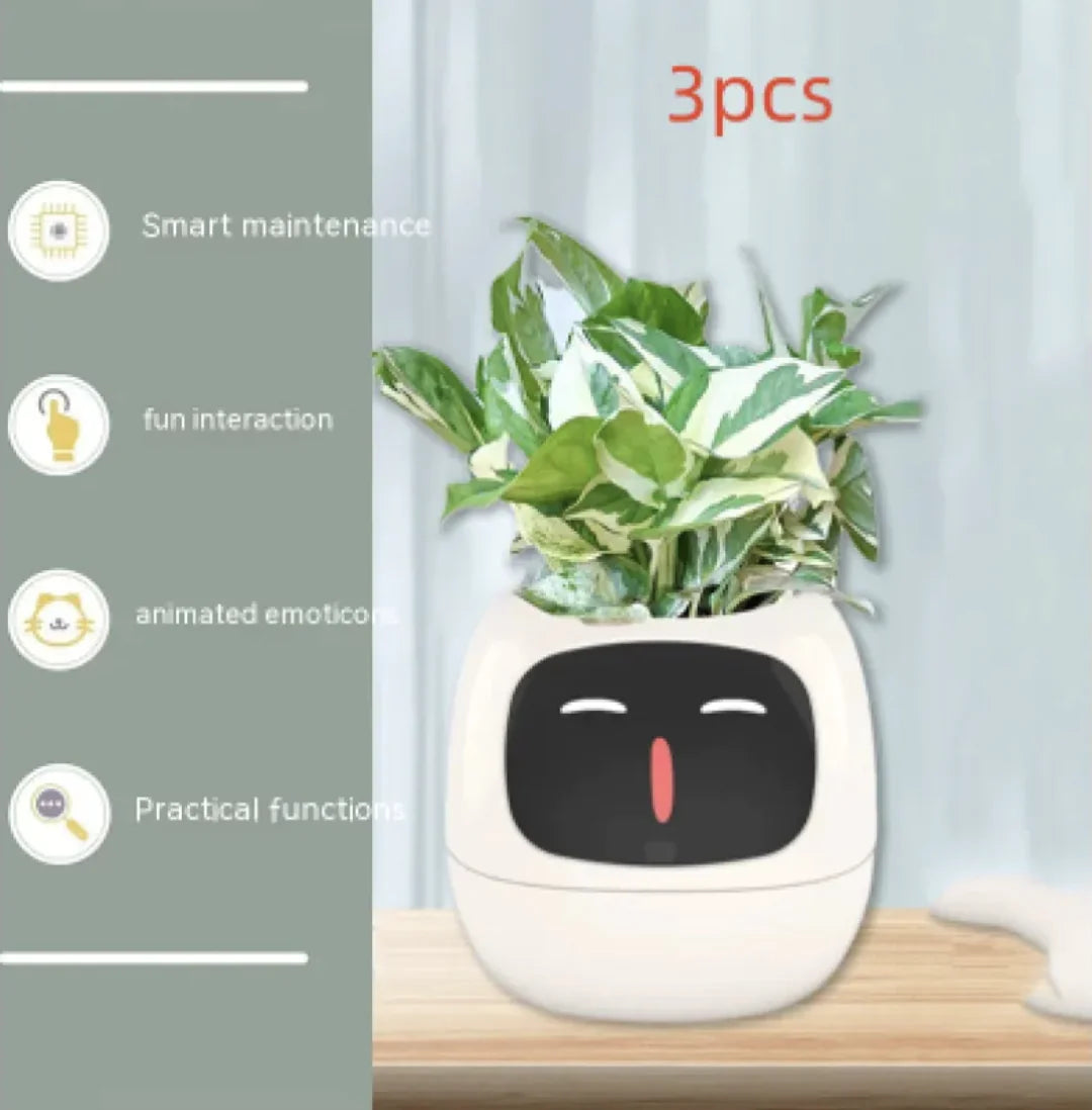 Smart Planter with 49 Expressions & AI Sensors