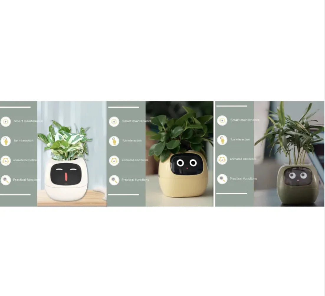 Smart Planter with 49 Expressions & AI Sensors