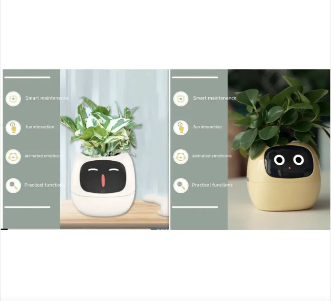 Smart Planter with 49 Expressions & AI Sensors