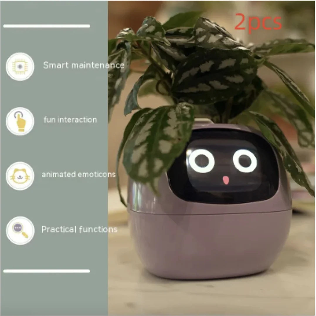 Smart Planter with 49 Expressions & AI Sensors