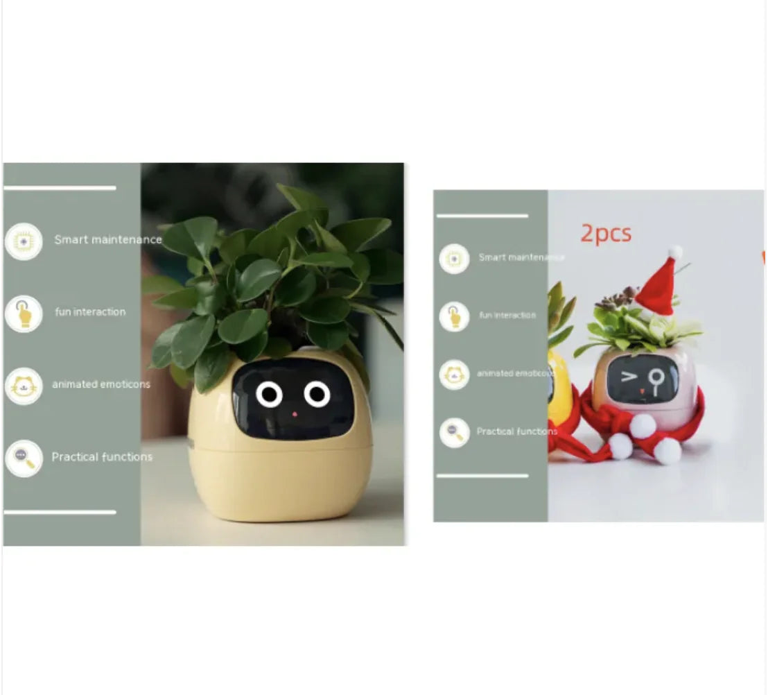 Smart Planter with 49 Expressions & AI Sensors