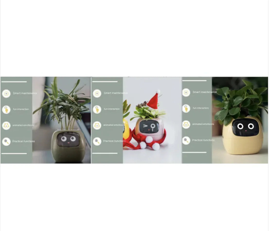 Smart Planter with 49 Expressions & AI Sensors