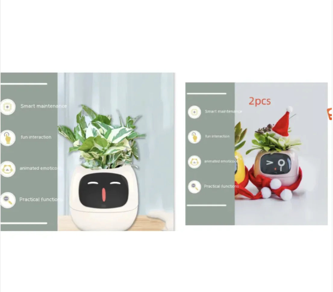 Smart Planter with 49 Expressions & AI Sensors