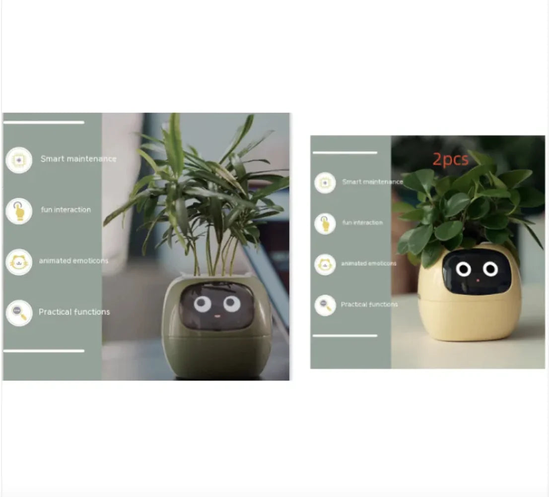 Smart Planter with 49 Expressions & AI Sensors