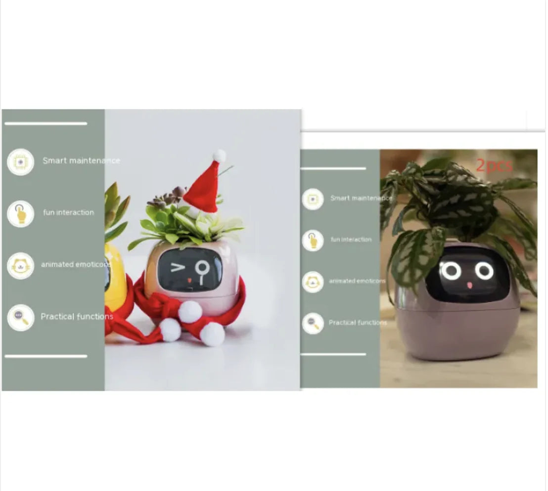 Smart Planter with 49 Expressions & AI Sensors